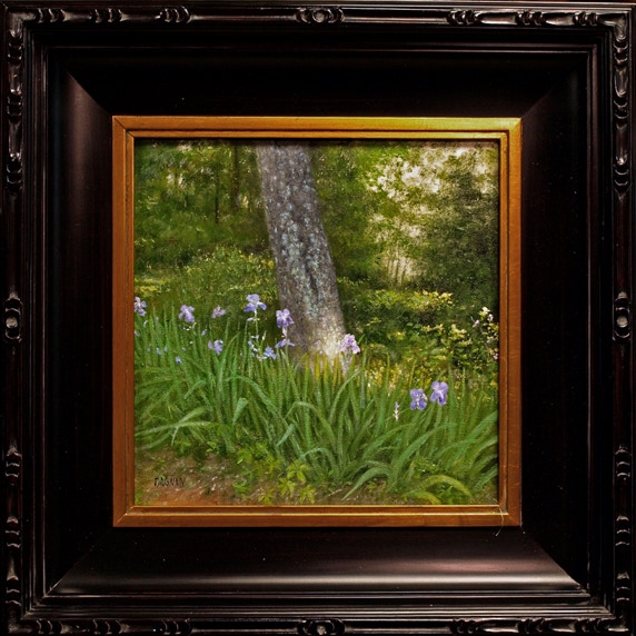 Painting of Irises