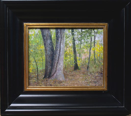Painting of woodlands