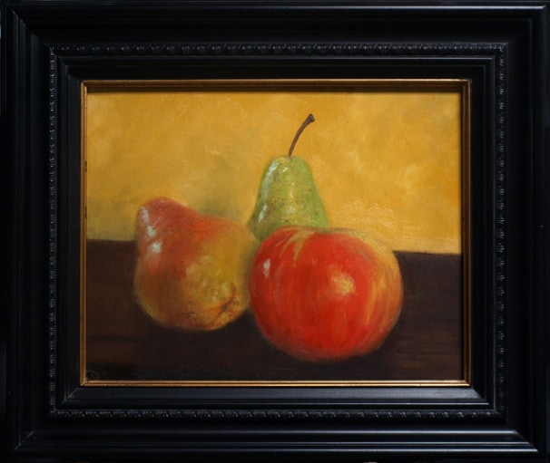 Painting of Apple and Pears