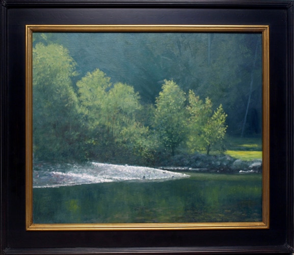 Bend in the Little River at Midday painting by Gary Dagnan